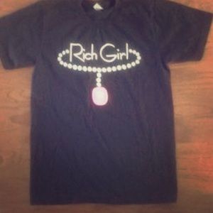 Rich Girl baby Tee size M new sealed in bag